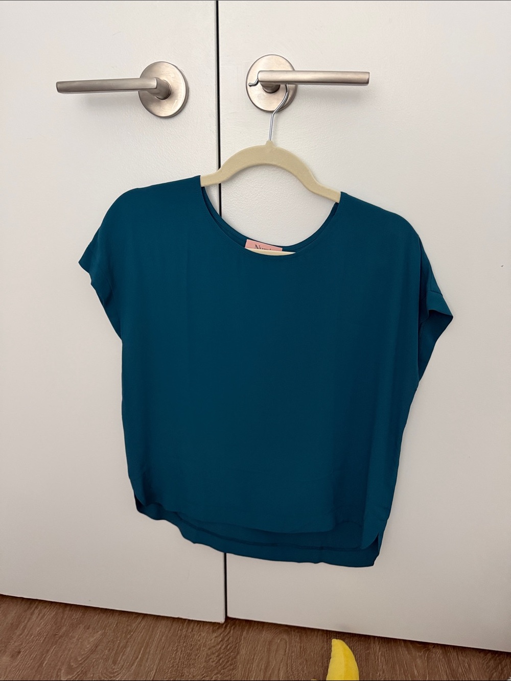 Relaxed Teal Short-Sleeve Women's Tee